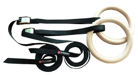 Anneaux de gymnastique Power System Gymnastické Kruhy Gymnastic Wooden Rings