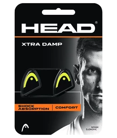 Antivibrateur Head Xtra Damp Black/Yellow (2 Pack)