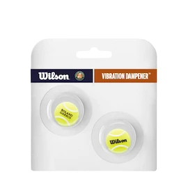 Antivibrateur Wilson Tennis Ball 2 Pack Dampener Roland Garros Yellow/Black