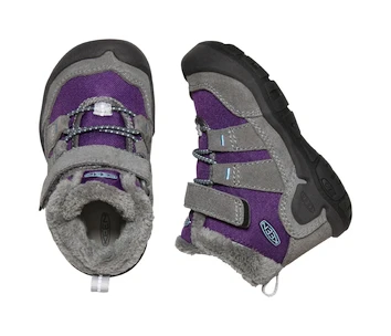 Baby Outdoor Shoes Keen Knotch Chukka Tots Steel Grey/Charisma  US 5