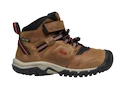 Baby Outdoor Shoes Keen Ridge Flex Mid Wp Bison/Red Carpet