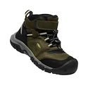 Baby Outdoor Shoes Keen Ridge Flex Mid Wp Dark Olive/Dusky Citron