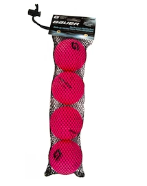 Balle de hockey en salle Bauer Hydro G Cool Pink - 4 Pack