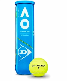 Balles de tennis Dunlop Australian Open (4 Pack)