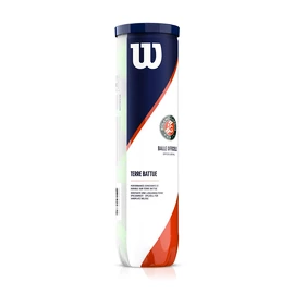 Balles de tennis Wilson Roland Garros Clay (4 Pack)