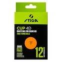 Balles Stiga  Cup 40+ ABS Orange 12 Pack