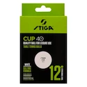 Balles Stiga  Cup 40+ ABS White 12 Pack