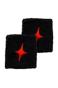 Bandeaux anti-sueur Starvie  Black Wristband Red Star 2 Pack