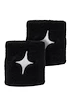 Bandeaux anti-sueur Starvie  Wristband Black/Silver 2 Pack