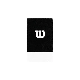 Bandeaux anti-sueur Wilson Extra Wide Wristband Black/White