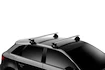 Barres de toit Thule avec EVO WingBar Audi A1 5-dr Hatchback avec un toit nu 12-18