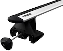 Barres de toit Thule avec EVO WingBar Audi A1 5-dr Hatchback avec un toit nu 19+