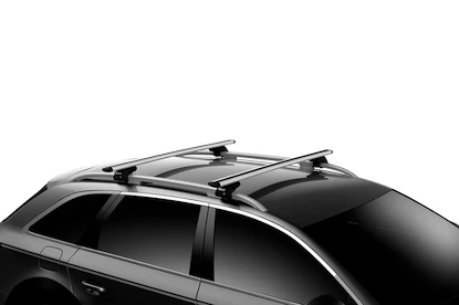 Barres de toit Thule avec EVO WingBar Audi A4 Allroad 5-dr Estate avec barres de toit (hagus) 08-15