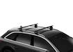 Barres de toit Thule avec EVO WingBar Black Acura MDX (Mk. IV) 5-dr SUV avec barres de toit intégrées 22+