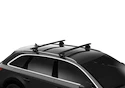 Barres de toit Thule avec EVO WingBar Black Acura MDX (Mk. IV) 5-dr SUV avec barres de toit intégrées 22+