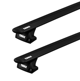 Barres de toit Thule avec EVO WingBar Black Aiways U5 5-dr SUV avec barres de toit intégrées 19+