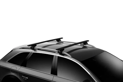 Barres de toit Thule avec EVO WingBar Black Alfa Romeo 156 Sportwagon 5-dr Estate avec barres de toit (hagus) 00-07