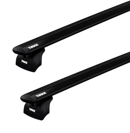 Barres de toit Thule avec EVO WingBar Black Audi A3 Sportback (8V) 5-dr Hatchback avec barres de toit intégrées 13-20