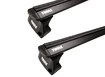 Barres de toit Thule avec EVO WingBar Black Audi A3 Sportback (8V) 5-dr Hatchback avec barres de toit intégrées 13-20