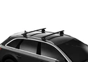 Barres de toit Thule avec EVO WingBar Black Audi A3 Sportback (8V) 5-dr Hatchback avec barres de toit intégrées 13-20