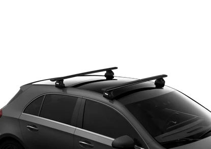 Barres de toit Thule avec EVO WingBar Black Audi Q7 5-dr SUV avec barres de toit intégrées 15+