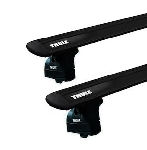 Barres de toit Thule avec EVO WingBar Black BMW 3-series 2-dr Coupé avec des points fixes 01-05