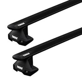 Barres de toit Thule avec EVO WingBar Black BMW X2 (U10) 5-dr SUV avec un toit nu 2024