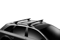 Barres de toit Thule avec EVO WingBar Black Chevrolet Matiz (Mk. I) 5-dr Hatchback avec barres de toit (hagus) 98-05