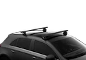 Barres de toit Thule avec EVO WingBar Black Fiat Fullback 4-dr Double-cab avec des points fixes 16+