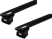 Barres de toit Thule avec EVO WingBar Black Holden Barina 3-dr Hatchback avec des points fixes 2000