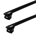 Barres de toit Thule avec EVO WingBar Black Holden Zafira 5-dr MPV avec barres de toit intégrées 07-11