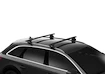 Barres de toit Thule avec EVO WingBar Black Suzuki Hustler 5-dr MPV avec barres de toit intégrées 14-19