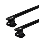 Barres de toit Thule avec EVO WingBar Black Toyota RAV 4 5-dr SUV avec un toit nu 13-18