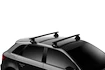 Barres de toit Thule avec EVO WingBar Black Volkswagen ID.7 5-dr Berline à hayon avec un toit nu 2024