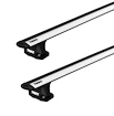 Barres de toit Thule avec EVO WingBar BMW 1-series 3-dr Hatchback avec des points fixes 07-11