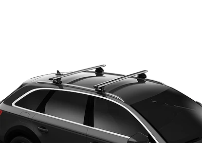 Barres de toit Thule avec EVO WingBar Cadillac Escalade 5-dr SUV avec barres de toit intégrées 15-20