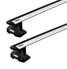 Barres de toit Thule avec EVO WingBar Ford Explorer Electric 5-dr SUV avec un toit nu 2024