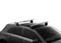 Barres de toit Thule avec EVO WingBar Toyota Corolla Cross 5-dr SUV avec des points fixes 21+
