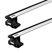 Barres de toit Thule avec EVO WingBar Toyota Land Cruiser 150 5-dr SUV avec un toit nu 09-23