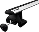 Barres de toit Thule avec EVO WingBar Toyota Land Cruiser 150 5-dr SUV avec un toit nu 09-23