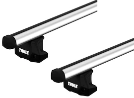 Barres de toit Thule avec ProBar BMW 1-series 3-dr Berline à hayon avec des points fixes 07-11