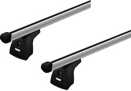 Barres de toit Thule avec ProBar Fiat Fiorino 3-dr Fourgon avec des points fixes 08-24