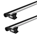 Barres de toit Thule avec SlideBar Aiways U5 5-dr SUV avec barres de toit intégrées 19+