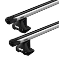 Barres de toit Thule avec SlideBar Audi A1 3-dr Hatchback avec un toit nu 17+