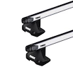 Barres de toit Thule avec SlideBar Audi Q2 5-dr SUV avec un toit nu 17+