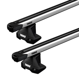 Barres de toit Thule avec SlideBar Audi Q8 Sportback e-tron 5-dr SUV avec un toit nu 23+