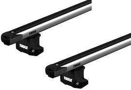 Barres de toit Thule avec SlideBar BMW 1-series 3-dr Hatchback avec des points fixes 07-11