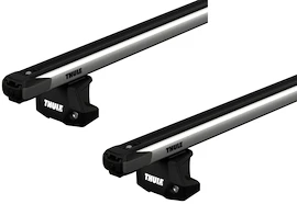 Barres de toit Thule avec SlideBar BMW 1-series 5-dr Hatchback avec des points fixes 20+