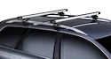 Barres de toit Thule avec SlideBar Ford Fiesta 3-dr Hatchback avec des points fixes 00-02