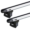 Barres de toit Thule avec SlideBar Ford Fiesta 5-dr Hatchback avec des points fixes 90-99